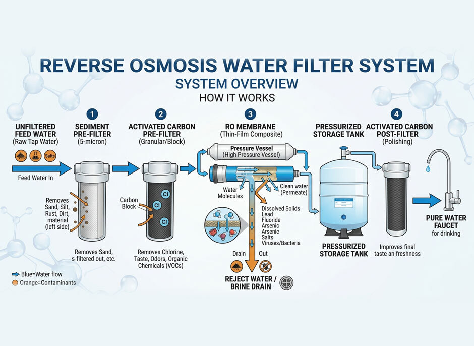 How a Reverse Osmosis Water Filter System Solves Tampa Bay Water Problems